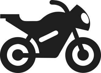 Motorcycle silhouette vector illustration, Motorcycle line art vector