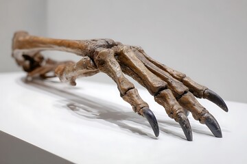 Fototapeta premium Fossil prehistoric animal limb