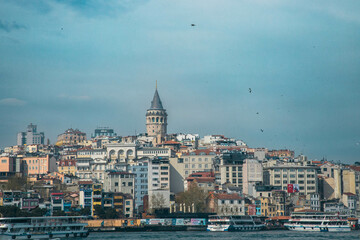 Obraz premium galata tower istanbul turkey