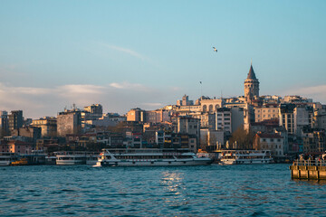 Fototapeta premium istanbul at sunset