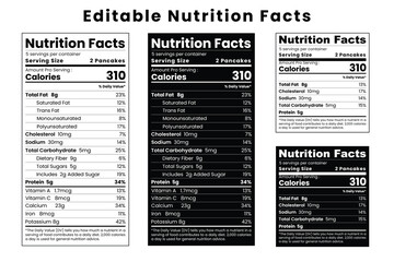  Nutrition Facts Label, Supplement facts, Nutrition List, Vitamin Facts, Supplement list, Nutrition Tamplate, Supplement Tamplate