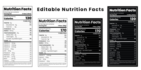 Nutrition facts templates,nutrition list,information label,food calories nutrition facts, recipe nutrition calculator, design.