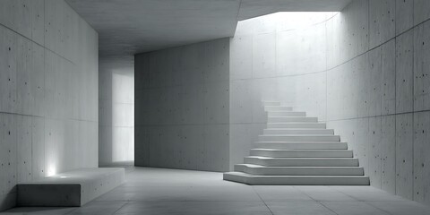 Abstract Concrete Architecture Interior Design