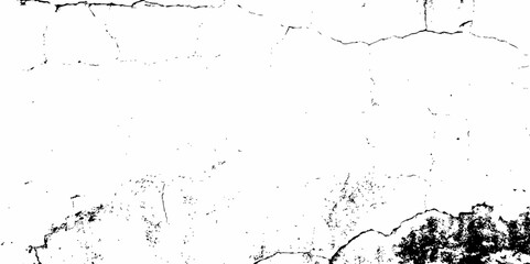 Abstract old pattern wall grunge and dust  on white background. black damaged rusty crack and scratch wall texture design .