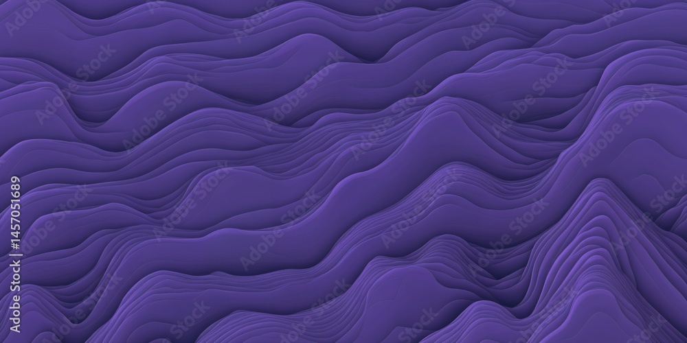 Poster abstract purple wave background texture design for wallpaper website or presentation this 3d rendere