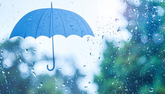 umbrella and rain