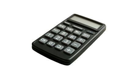 Modern Electronic Calculator Isolated on White Background for Office and School Use