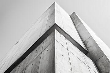 a black and white photo of a building
