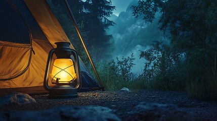 Tranquil starlit sky over campsite in forest high resolution picture
