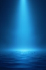 Fototapeta premium Blue Light on Water Abstract Background