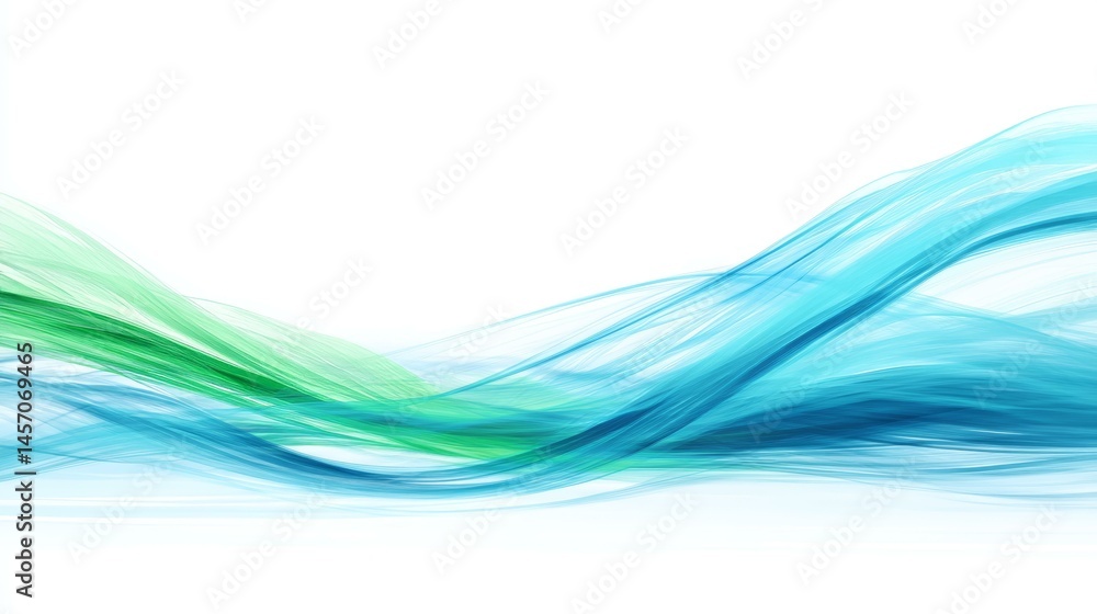 Poster abstract colorful flowing lines background design