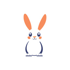 Cute Cartoon Rabbit Illustration Free Download