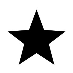 Obraz premium silver star on black background