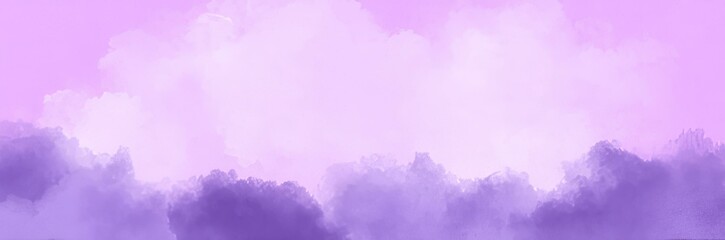 Fototapeta premium Abstract Pastel Purple Sky Illustration