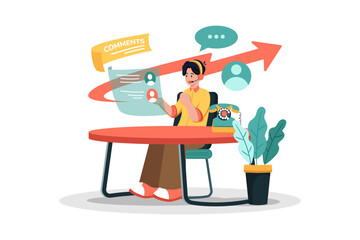 user feedback illustration