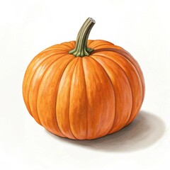 Obraz premium pumpkin isolated on white background