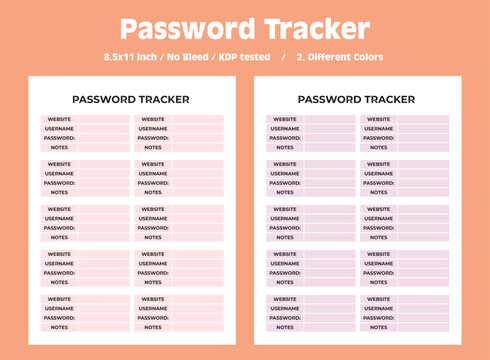 Password Tracker