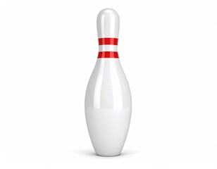 Bowling Pin: A Clean, Minimalist Illustration