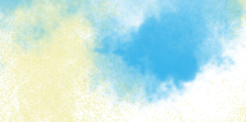 abstract watercolor hand painted background. A background Transitioning from Light Blue to Warm Yellow with texture.
