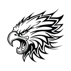 Fototapeta premium Unleashing the Spirit of the Wild Through Bold Eagle Design