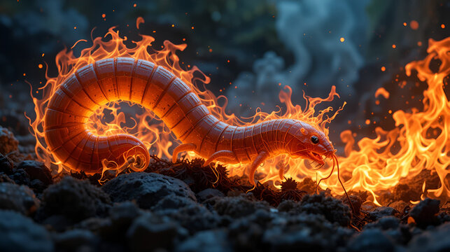 fire worm