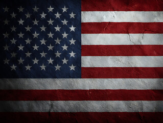 Colorful Patriotic Border with Flag-Inspired Design