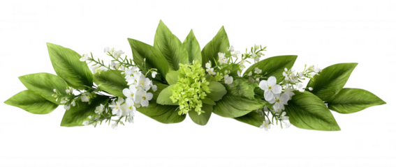 Floral and Flower Border Springtime Decoration Arrangement Transparent PNG