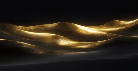 Golden Abstract Waves Luxury Background Texture for Design Projects