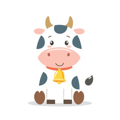 funny cow cartoon