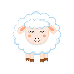vector illustration of a sheep