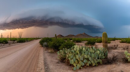 morphing into a digital vortex over a mountainous region