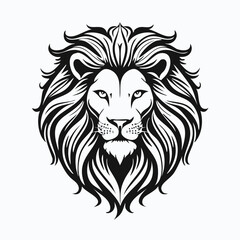 lion head vector illustration