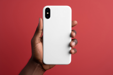 Mobile phone case png transparent mockup