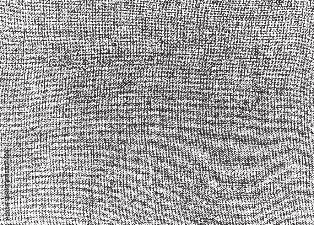 Poster vector fabric texture. distressed texture of weaving fabric. grunge background. abstract halftone ve