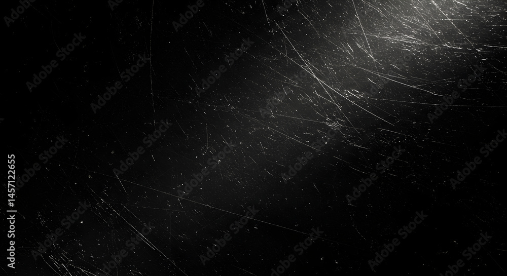 Poster blurred glitter sparkle on black abstract background with shining bokeh lights and shimmering dust p