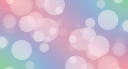 Obraz premium Smooth round tones in pastel blend