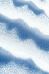 Obraz premium Fresh Snow Texture with Light and Shadow, Snowdrift Surface, Winter Background