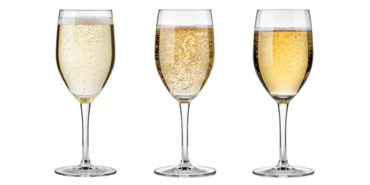 Champagne glass toast celebration clipart with transparent background