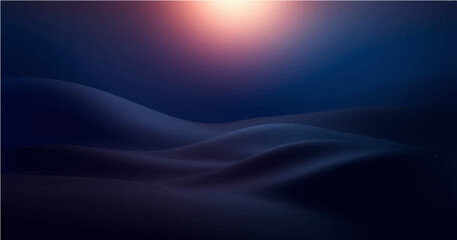 Fototapeta premium Simple gradient background with soft light source at the top, transitioning from Dark blue to deep maroon tones. Smooth, minimalistic, and clean backdrop without any distinct shapes or patterns.