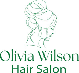 Logo , Hair logo design 