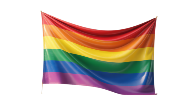 Rainbow Pride Flag, Symbol of LGBTQ+ Identity and Celebration, pride month