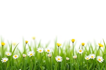 Fototapeta premium Bright Spring Day with Easter Eggs and Nature Elements