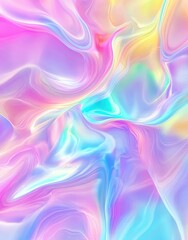 Obraz premium Holographic rainbow foil iridescent texture abstract hologram background