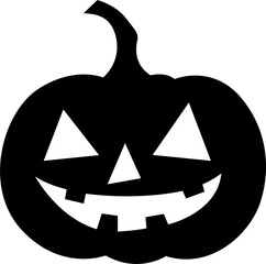 A striking image of a jack-o'-lantern silhouetted against a plain background, embodying the playful spookiness of autumn celebrations.