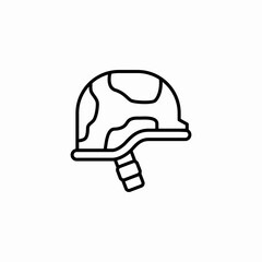 army helmet icon sign vector