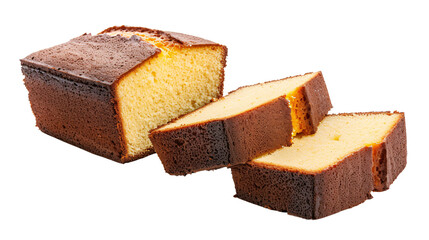 cake on white background