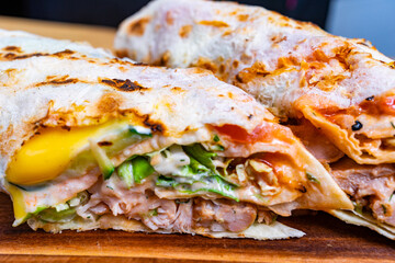 Delicious wraps filled with fresh ingredients and savory flavors