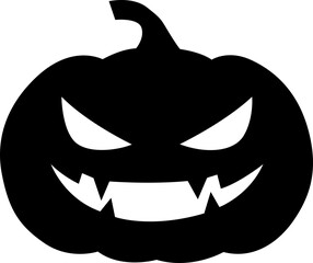 Eerily lit Jack-o'-Lantern, an emblem of autumn's festive nights. Symbol of the season’s playful yet spooky spirit. 
