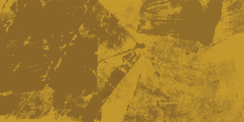 Vintage Golden Texture with Visible Brushstrokes and a Sepia Tone Patina
