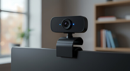 Webcam on Monitor for Video Conferencing